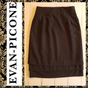Evan Picone wool pencil skirt